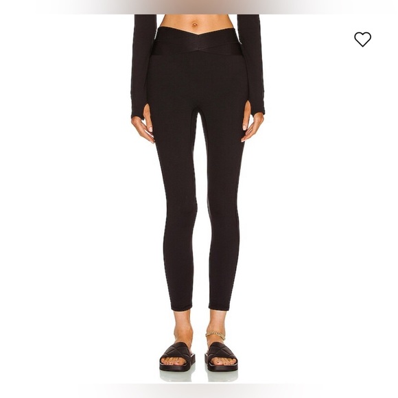 NWT Bandier Le Ore Corso Crossover Leggings in Black Size Small - Picture 2 of 12